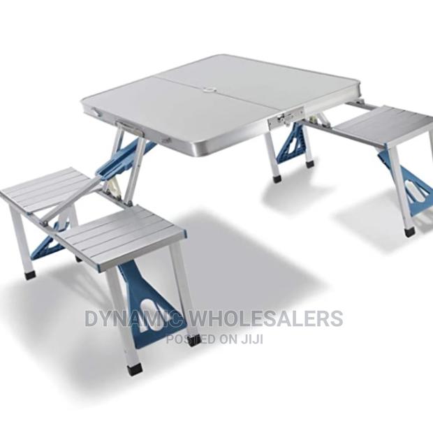 Foldable Camping /Traveling Table With Seats - main view