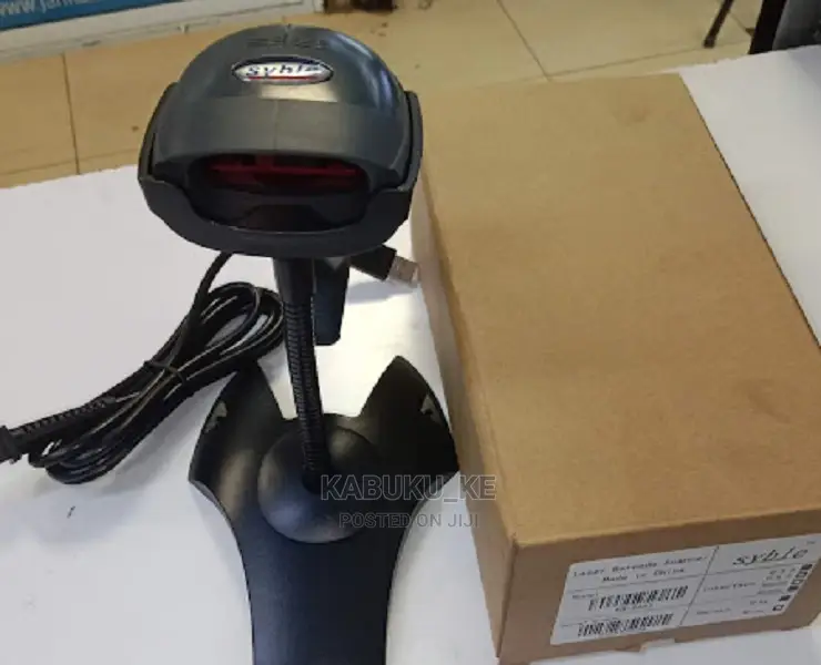 Syble Top Quality Laser Barcode Scanner With Stand