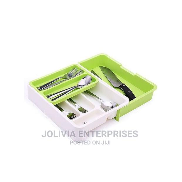 Cutlery Organizer Green - main view
