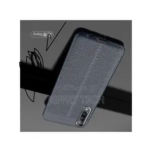 Samsung Galaxy A50 Case, Shockproof Silicone PU Leather Back