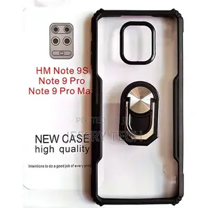 Fashion for Redmi Note 9s Ring Armor Clear Case