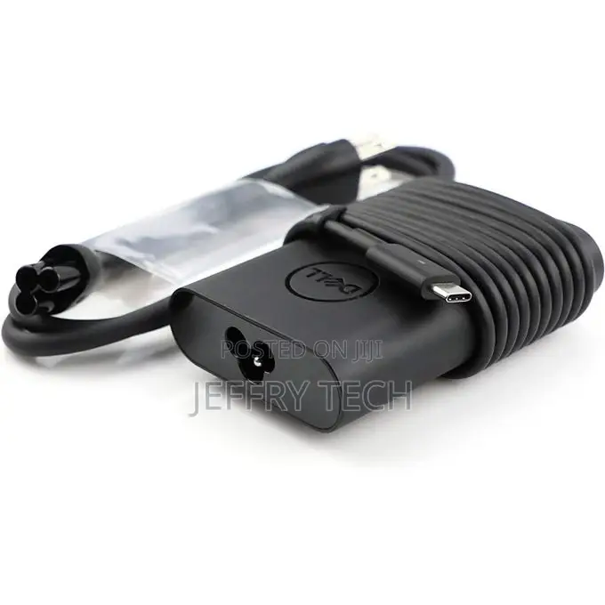 Dell A- Original 65W USB Type C AC Laptop Adapter for Dell