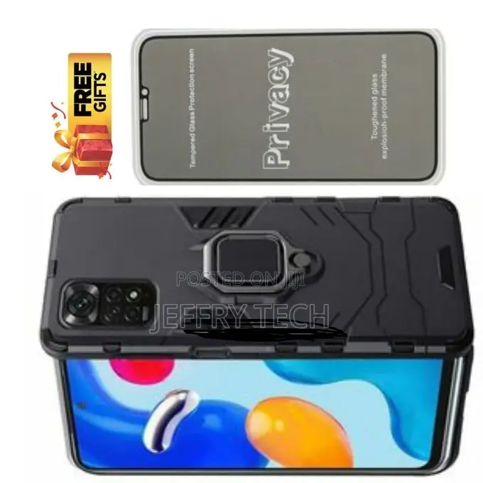 Silicon Hard Cover for Oppo Reno 6 + Privacy Protector