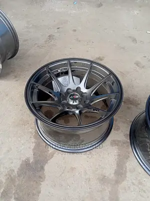 14inch Offset Rims Black in Color