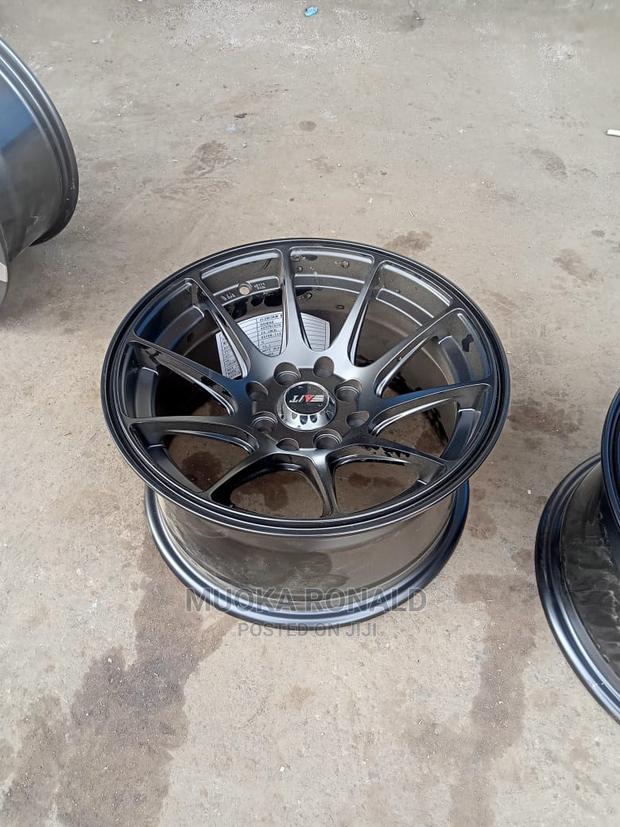 14inch Offset Rims Black in Color - thumbnail 2