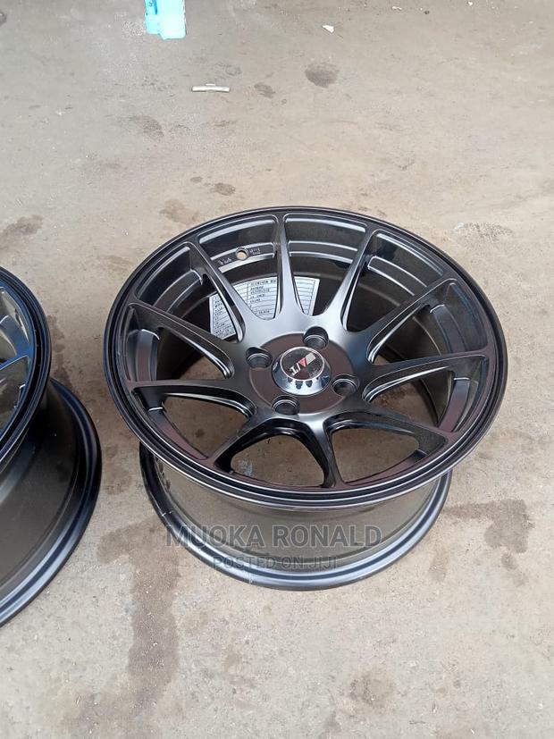 14inch Offset Rims Black in Color