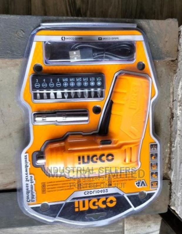 Ingco Cordless Screwdriver Set - main view