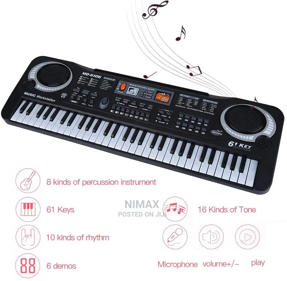 Keyboard Piano Kids 61 Key Electronic Digital Piano