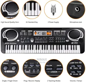 Keyboard Piano Kids 61 Key Electronic Digital Piano