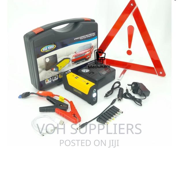 Jump Starter Pack With Inflator, Laptop Charger Connectors - thumbnail 2