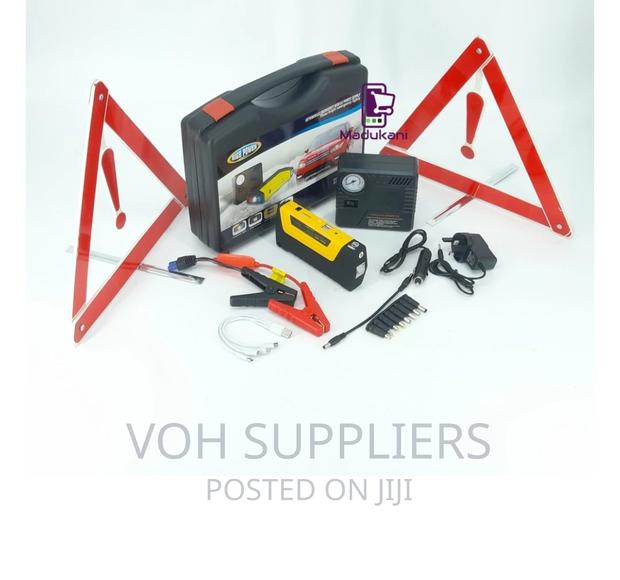 Jump Starter Pack With Inflator, Laptop Charger Connectors - main view