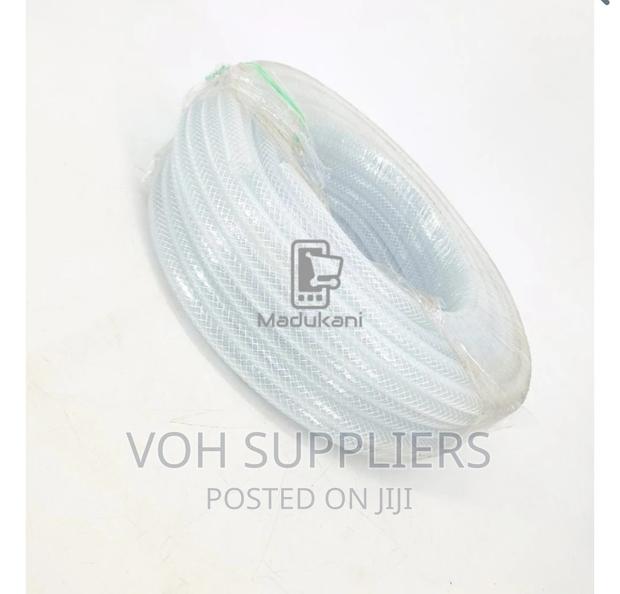 30m 1⁄2 Inch Clear Braided Heavy Duty Hose Pipe - thumbnail 2