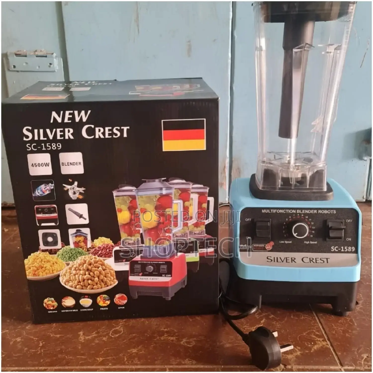 Brand New Silver Crest Commercial Blender