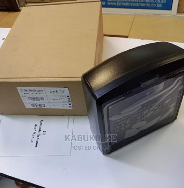 Durable 1D 2D Table Mount Laser Barcode Scanner - main view