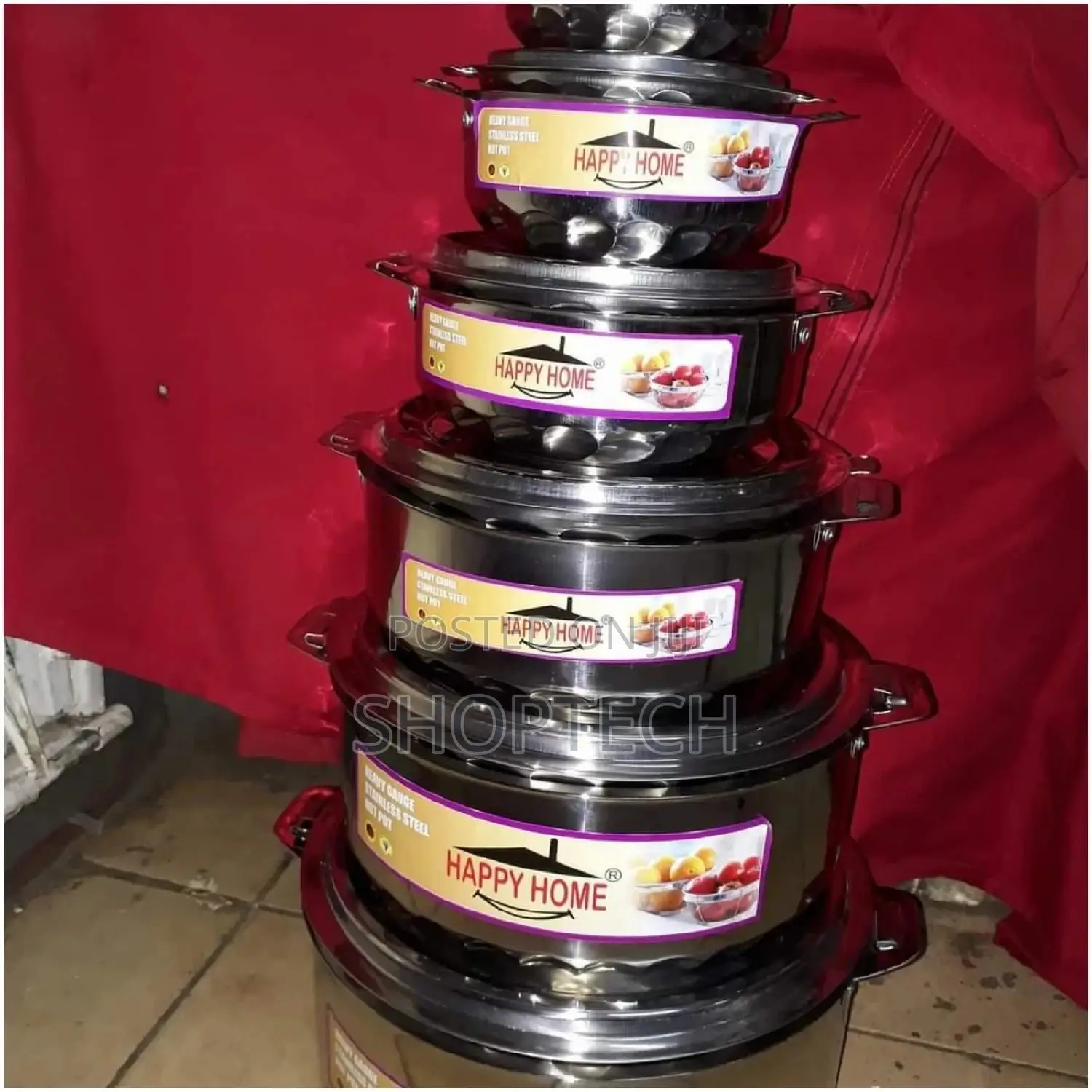 Set of 6 Elegant Hotpot Brand New