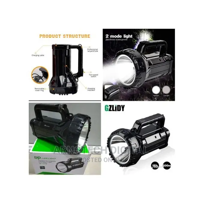 DP Portable Rechargeable Led Light/Torch
