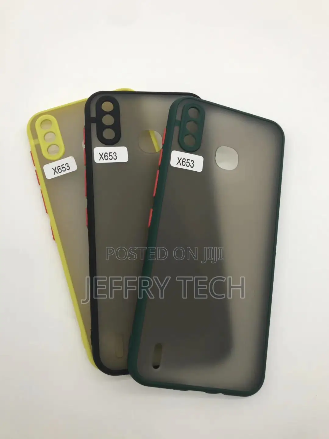 Infinix Hot8 Lite Hot9 Play 2in1 Smoke Hard PC Back Cover W