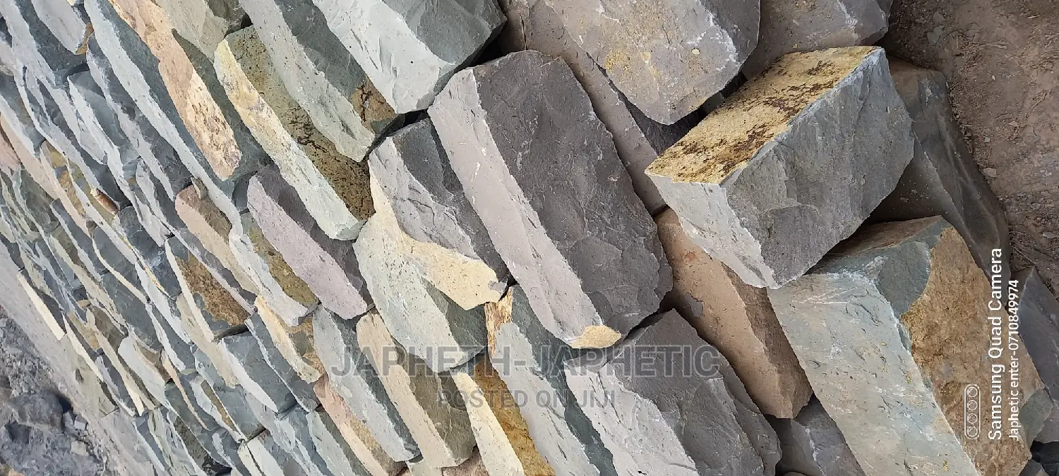 Yellow,Green Purplish and White Stones