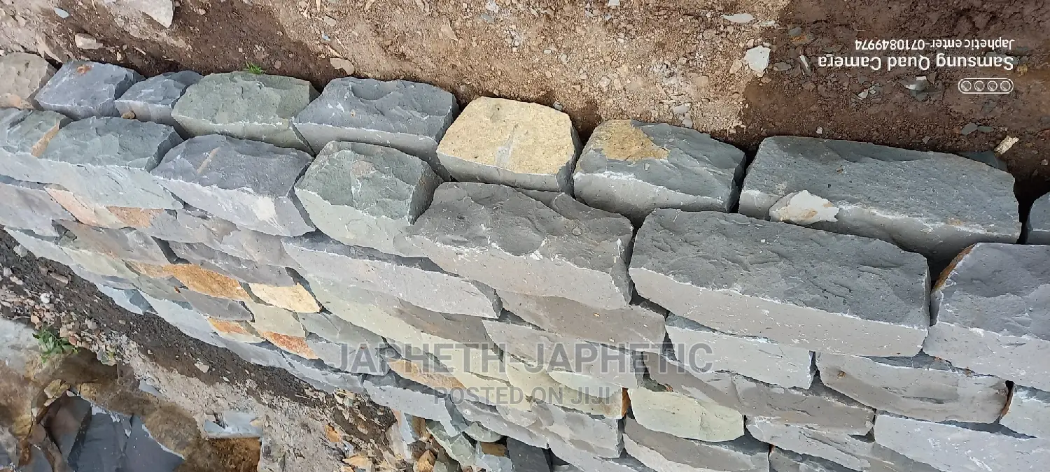 Yellow,Green Purplish and White Stones
