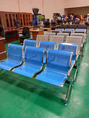 Hospital Reception Area Non Padded Linked Seat