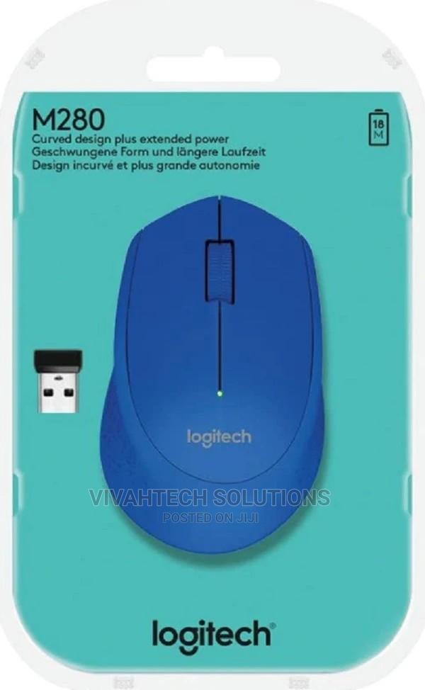 Logitech Wireless Mouse M280 Blue - main view
