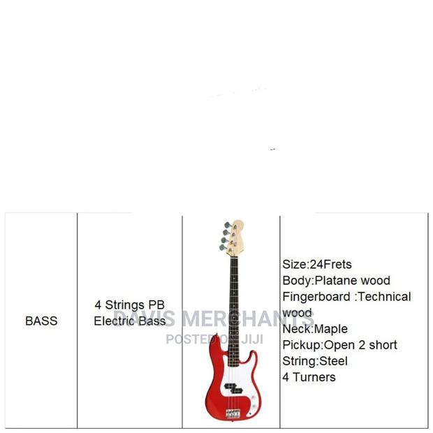 4 Strings PB Electric Bass Guitar - main view