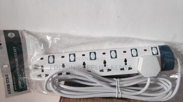 Extension Cable Akko Star 6 Way 5 Metres Good Quality