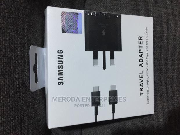 Samsung 25w Type C to C Charger Black ‘Nn - thumbnail 3
