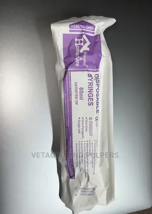 60ml or 100ml Plastic Syringe With Catheter Tip