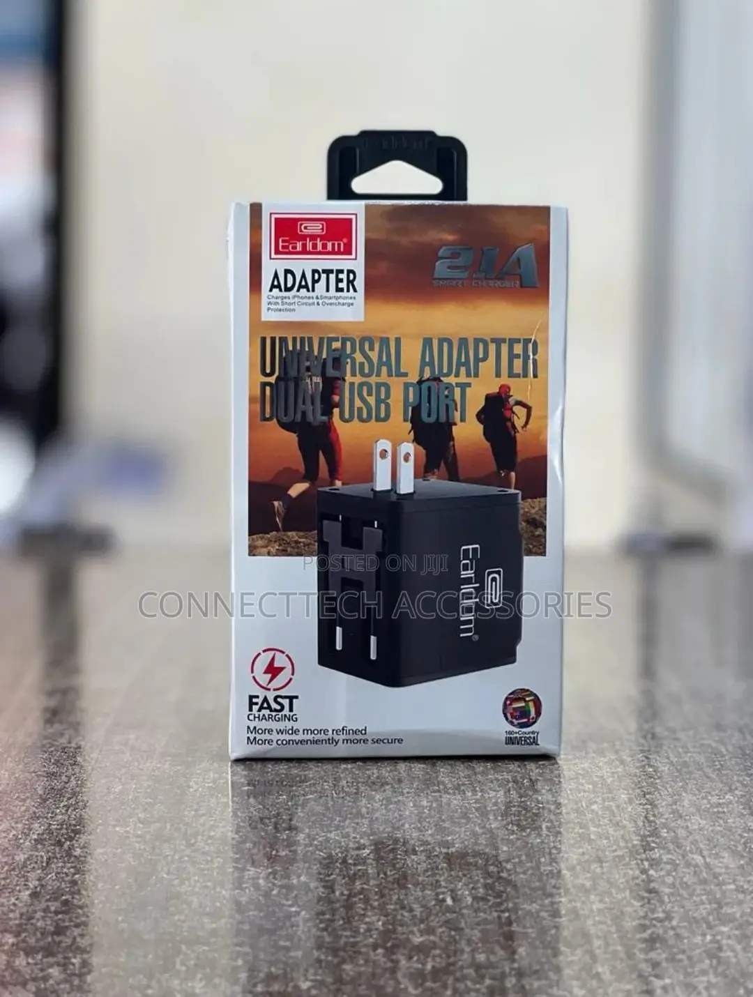 Earldom Universal Adapter Dual USB Port