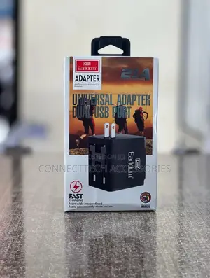 Earldom Universal Adapter Dual USB Port