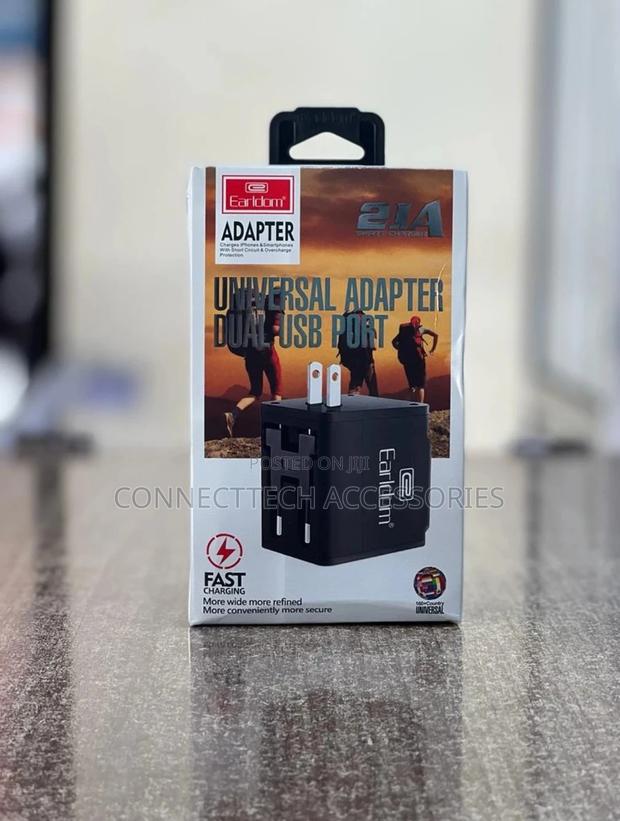 Earldom Universal Adapter Dual USB Port - main view