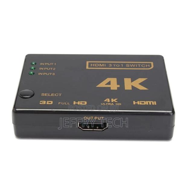 4K 3 in 1out HD Switch Hub Splitter TV Switcher Adapter Ultr
