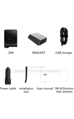 DDPAI Dual-Channel Dashcam Z40 1944P Ultra High Resolution