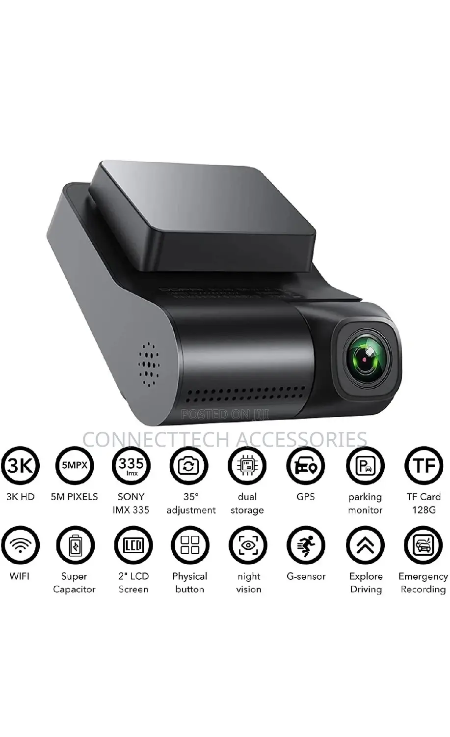 DDPAI Dual-Channel Dashcam Z40 1944P Ultra High Resolution