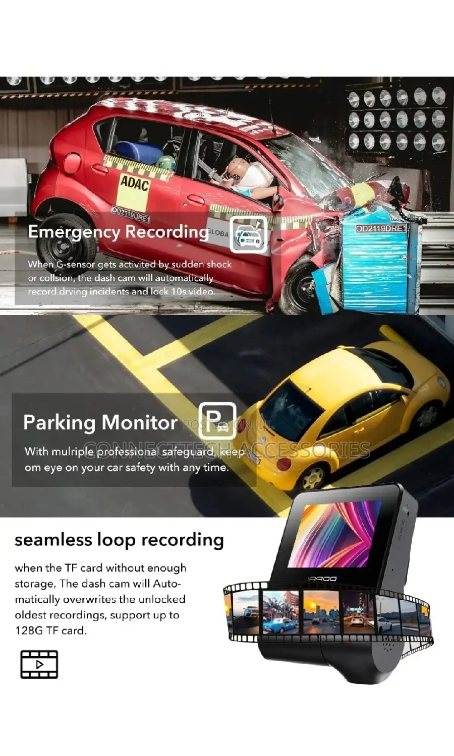DDPAI Dual-Channel Dashcam Z40 1944P Ultra High Resolution