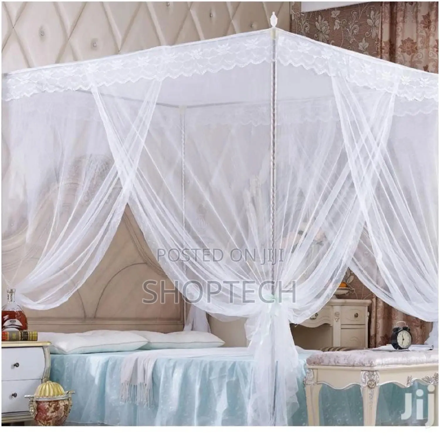 White 5 by 6 Mosquito Net