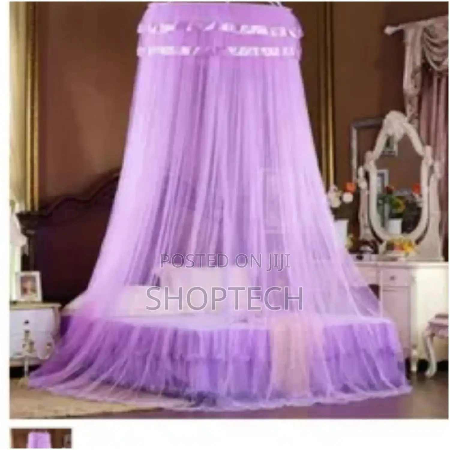 Purple Round Mosquito Net ( Purple)