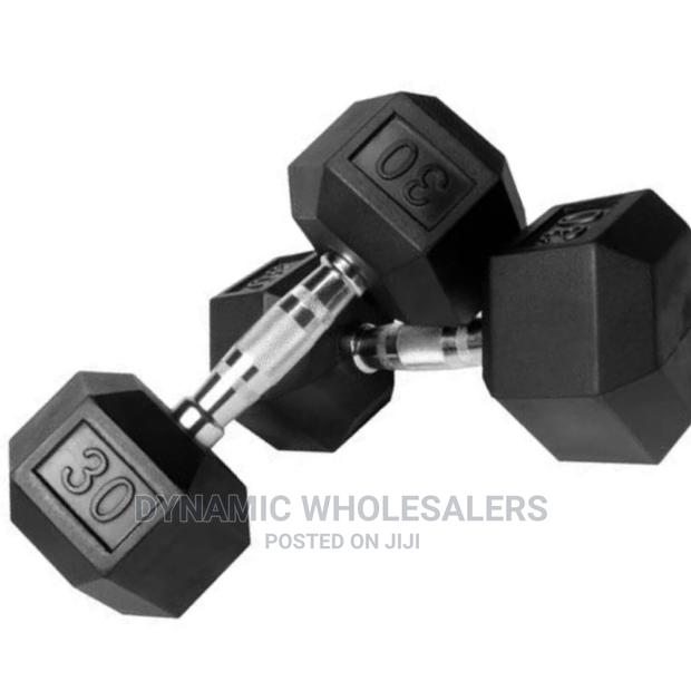 15kg Hexagon Dumbel . Single Hand - main view