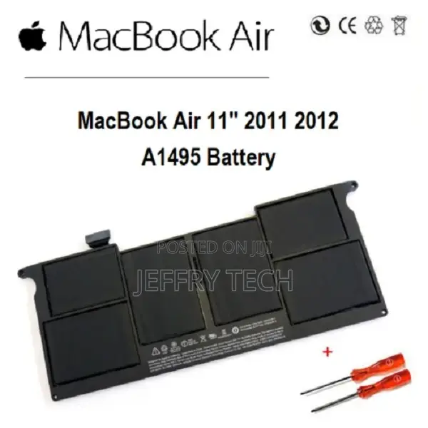 Genuine Apple Macbook Air 11" 2011 2012 A1495 Battery 5100ma