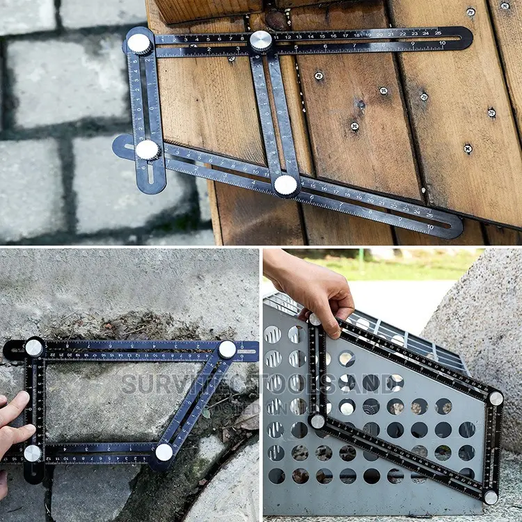 Folding Tile Hole Locator