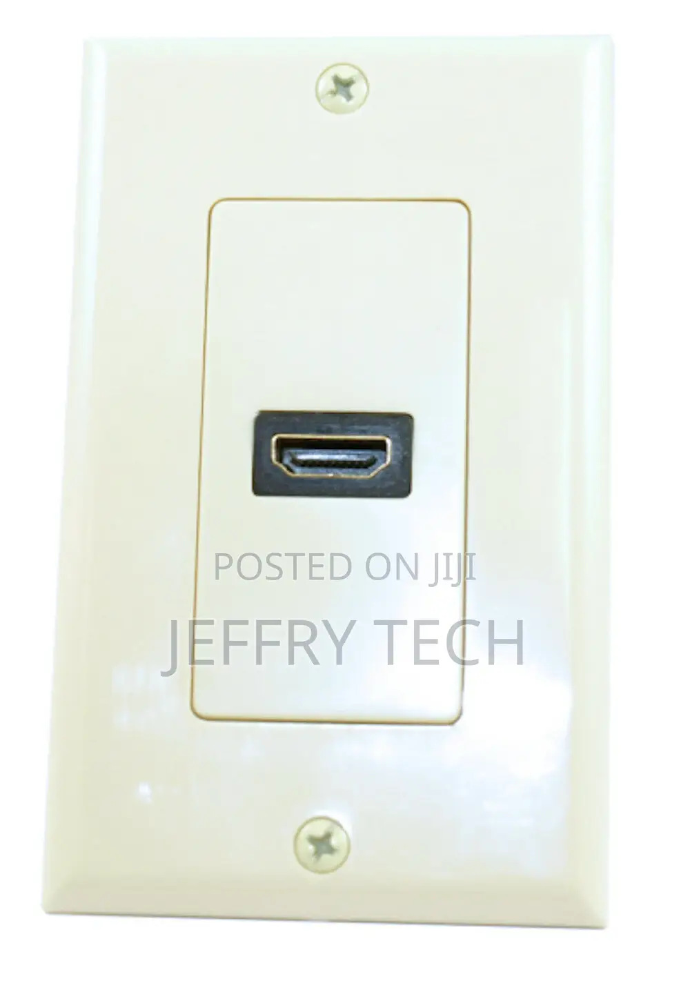 Wall Plate: HDMI (Single) W/4inch Built-In Flexible Extensio