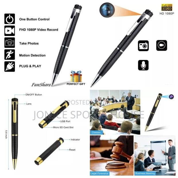 Rechargeable CCTV Spy Pen - main view