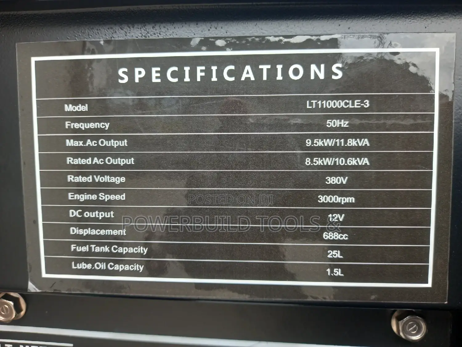 Petrol 3phase Generator (Lt11000cle-3)