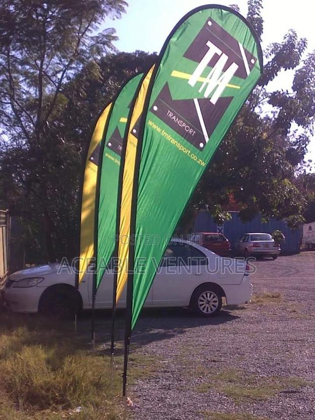 Complete Teardrop Stands(Flag Material)