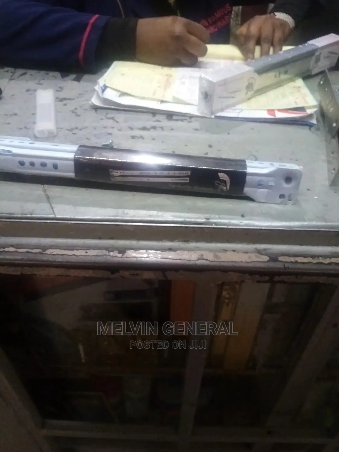 White Drawer Rail 12"