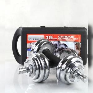 20 Kg Set Chrome Dumbbells With Case - thumbnail 2