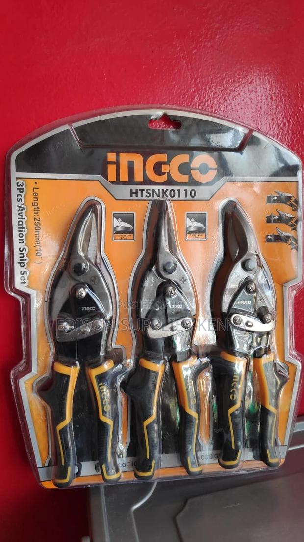 Aviation Snip Set Ingco 3pcs 10" Tin Snips Set HTSNK0110 - main view