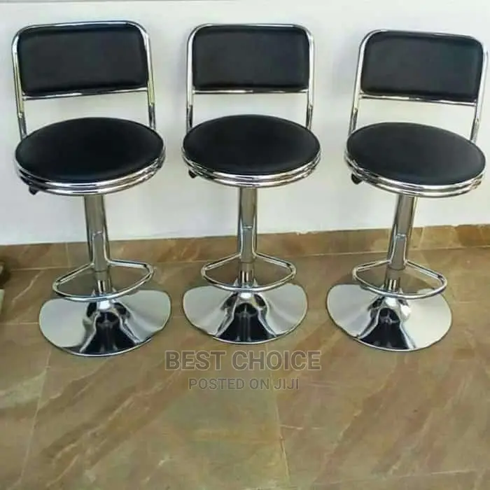 Black High Back Bar Stools in Nairobi Central Furniture, Best Choice