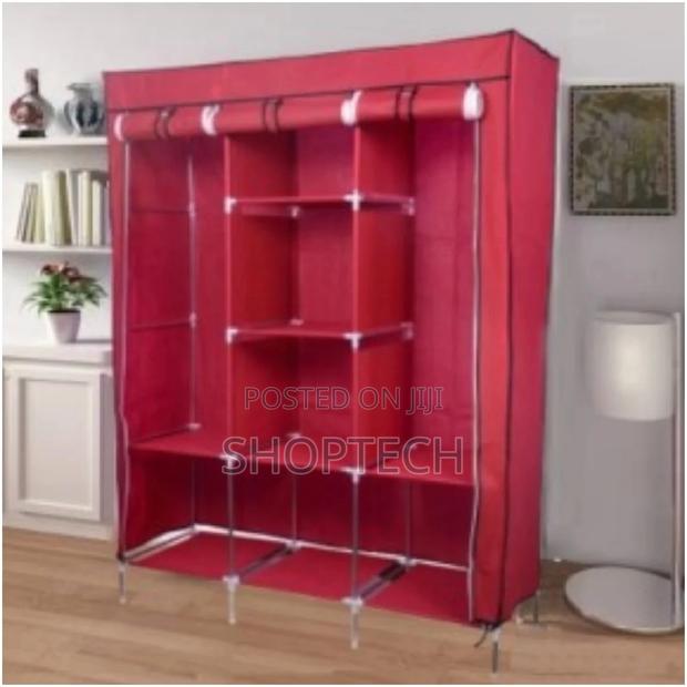 Brand New Wooden Portable Wardrobe 3 Columns.